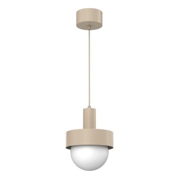 Luster na kablu CANAN 1xE27/15W/230V, prečnik 20 cm, bež