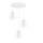 Luster na kablu CEED 3xE27/60W/230V bela