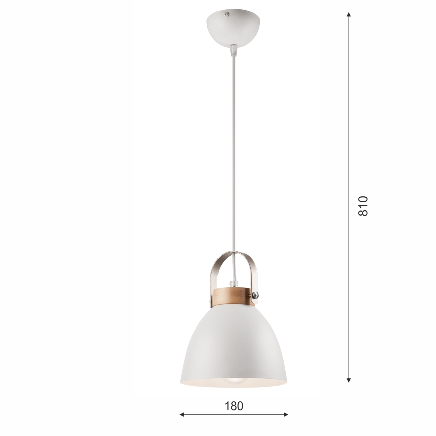 Luster na lanku DANIELLE 1xE27/60W/230V bukva