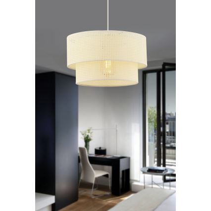 Luster na kablu ECHO 1xE27/60W/230V krem