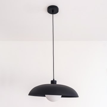 Luster na kablu ECLIPSE 1xE27/15W/230V crna