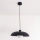 Luster na kablu ECLIPSE 1xE27/15W/230V crna