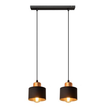 Luster na kablu EDISON 2xE27/15W/230V