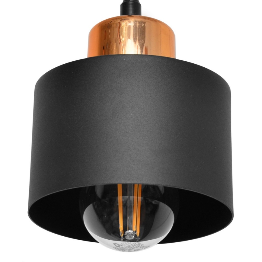 Luster na kablu EDISON 2xE27/15W/230V