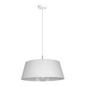 Luster na kablu FIONA 1xE27/60W/230V, prečnik 48 cm, beo