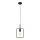 Luster na kablu FRAME 1xE27/60W/230V crni