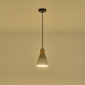 Luster na kablu GESSO 1xE27/15W/230V krem