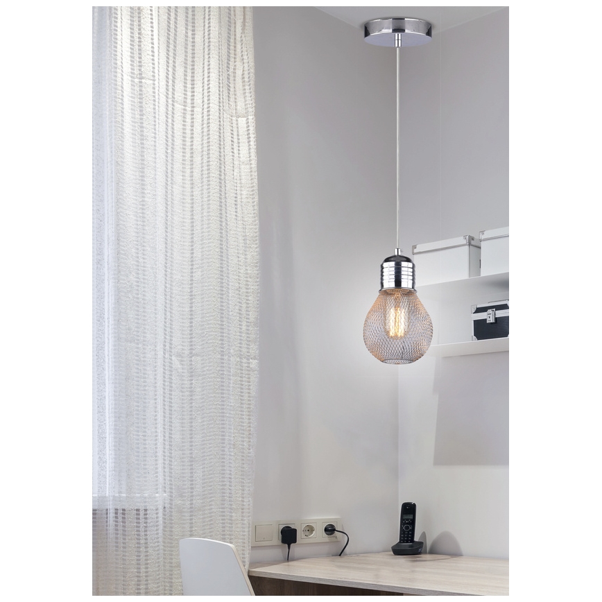 Luster na kablu GLIVA 1xE27/60W/230V
