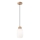 Luster na kablu HARMONY 1xE27/15W/230V prečnik 14 cm bela/hrast
