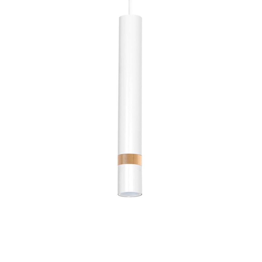 Luster na kablu JOKER WHITE WOOD 1xGU10/8W/230V