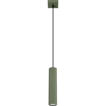 Luster na kablu KARBON 1xGU10/10W/230V zelena