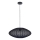 Luster na kablu KINU 1xE27/20W/230V, prečnik 50 cm, crne boje