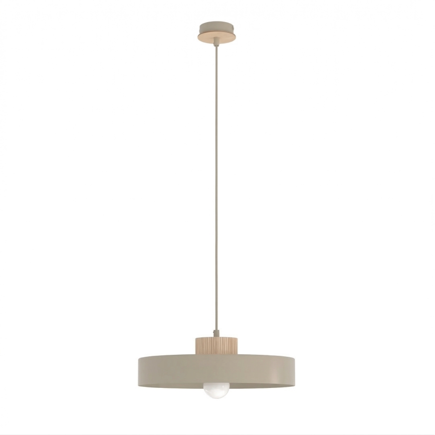 Luster na kablu KIVI 1xE27/15W/230V bež