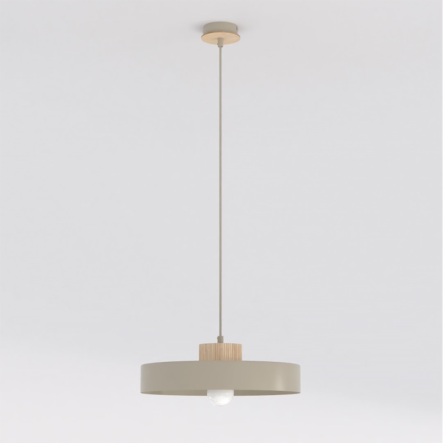 Luster na kablu KIVI 1xE27/15W/230V bež