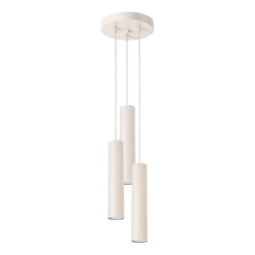 Luster na kablu LAGOS 3xGU10/10W/230V krem boje