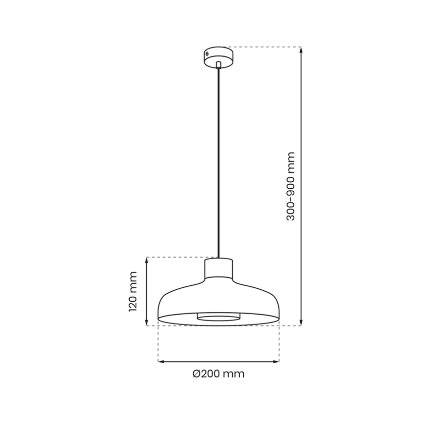 Luster na kablu LINEA 1xGX53/12W/230V, crne boje