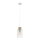 Luster na kablu MADERA 1xE27/60W/230V bela/drvo