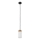 Luster na kablu MARKUS 1xE27/15W/230V crna/hrast