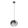 Luster na kablu MOONLIGHT 1xE27/15W/230V crna
