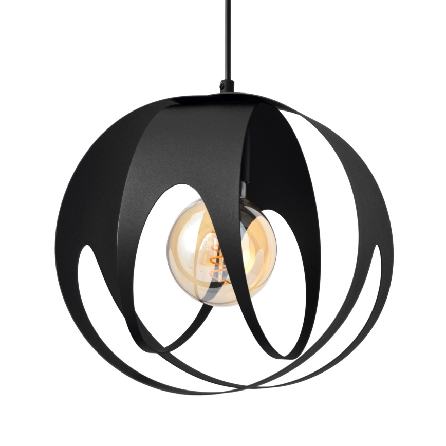 Luster na kablu MOONLIGHT 1xE27/15W/230V crna