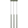 Luster na kablu PASTELO 3xG9/8W/230V zeleni