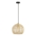 Luster na kablu PELO 1xE27/40W/230V, prečnika 30 cm, ratan