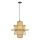 Luster na kablu PINCHOS 1xE27/40W/230V, prečnik 45 cm, bambus