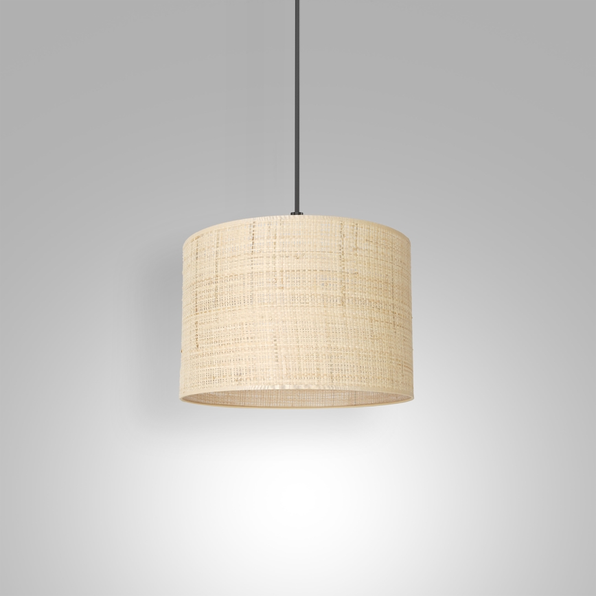 Luster na kablu RATTAN 1xE27/60W/230V, prečnik 25 cm, ratan