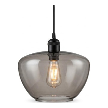Luster na kablu SEVENTIES E27/40W/230V zadimljeno/sivo