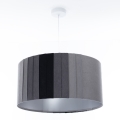 Luster na kablu STRIPES 1xE27/60W/230V prečnik 60 cm siva