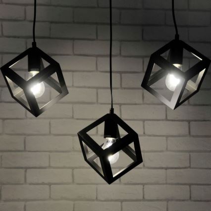 Luster na kablu SWEDEN 3xE27/20W/230V