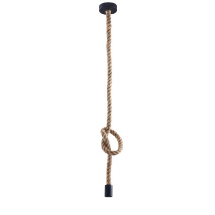 Luster na konopcu ROPE 1xE27/12W/230V