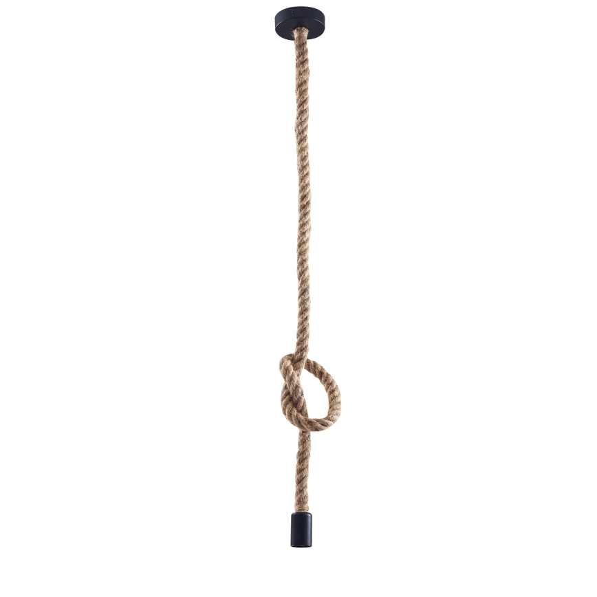 Luster na konopcu ROPE 1xE27/12W/230V