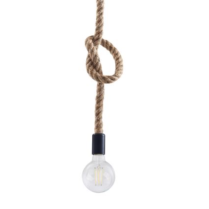 Luster na konopcu ROPE 1xE27/12W/230V