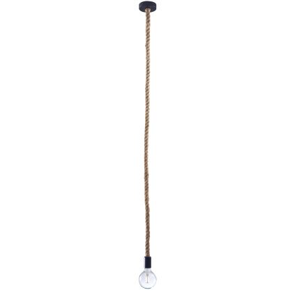 Luster na konopcu ROPE 1xE27/12W/230V