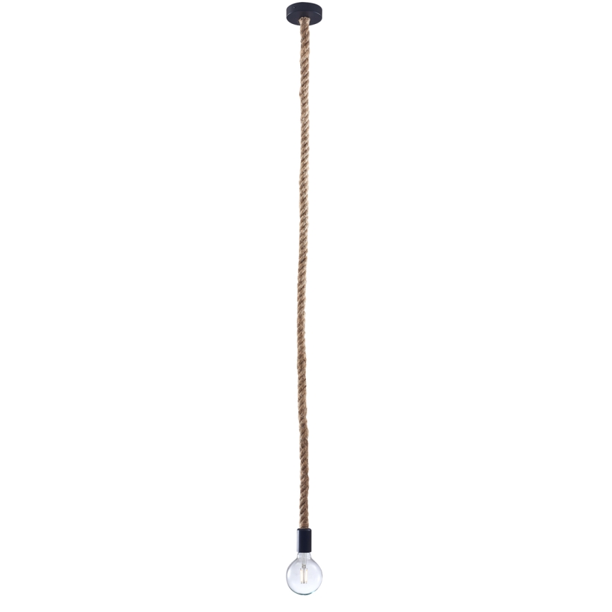 Luster na konopcu ROPE 1xE27/12W/230V