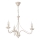 Luster na lancu ANTON 3xE14/60W/230V bela patina