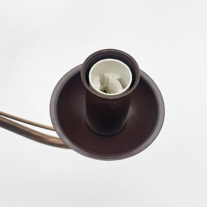 Luster na lancu ANTON 5xE14/15W/230V bronzan