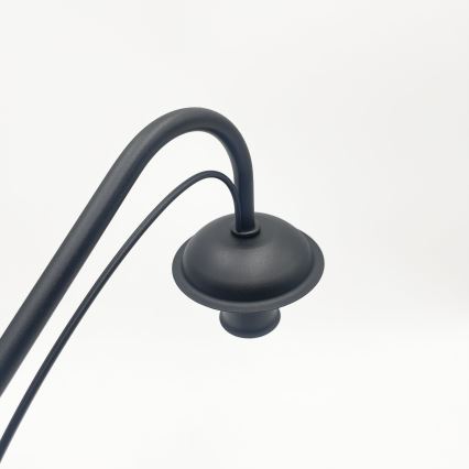 Luster na lancu ANTON 8xE14/60W/230V crna