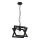Luster na lancu ARNOLD 1xE27/60W/230V crne boje