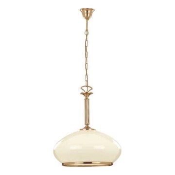 Luster na lancu ASTORIA 1xE27/15W/230V zlatna