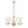Luster na lancu ASTORIA 3xE27/15W/230V zlatna