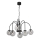 Luster na lancu CAMBRIDGE 6xE14/60W/230V crna