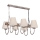 Luster na lancu CARIN 6xE14/60W/230V borovina