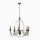 Luster na lancu CLASSIC 5xE14/40W/230V brončana