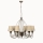 Luster na lancu CLASSIC 6xE14/40W/230V bronza/bež
