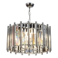 Luster na lancu CRYSTALLINE 6xE14/40W/230V sjajni hrom