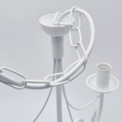 Luster na lancu DONATO 3xE14/40W/230V, bela
