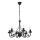 Luster na lancu DONATO 6xE14/40W/230V crna