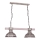 Luster na lancu HAKON 2xE27/60W/230V borovina